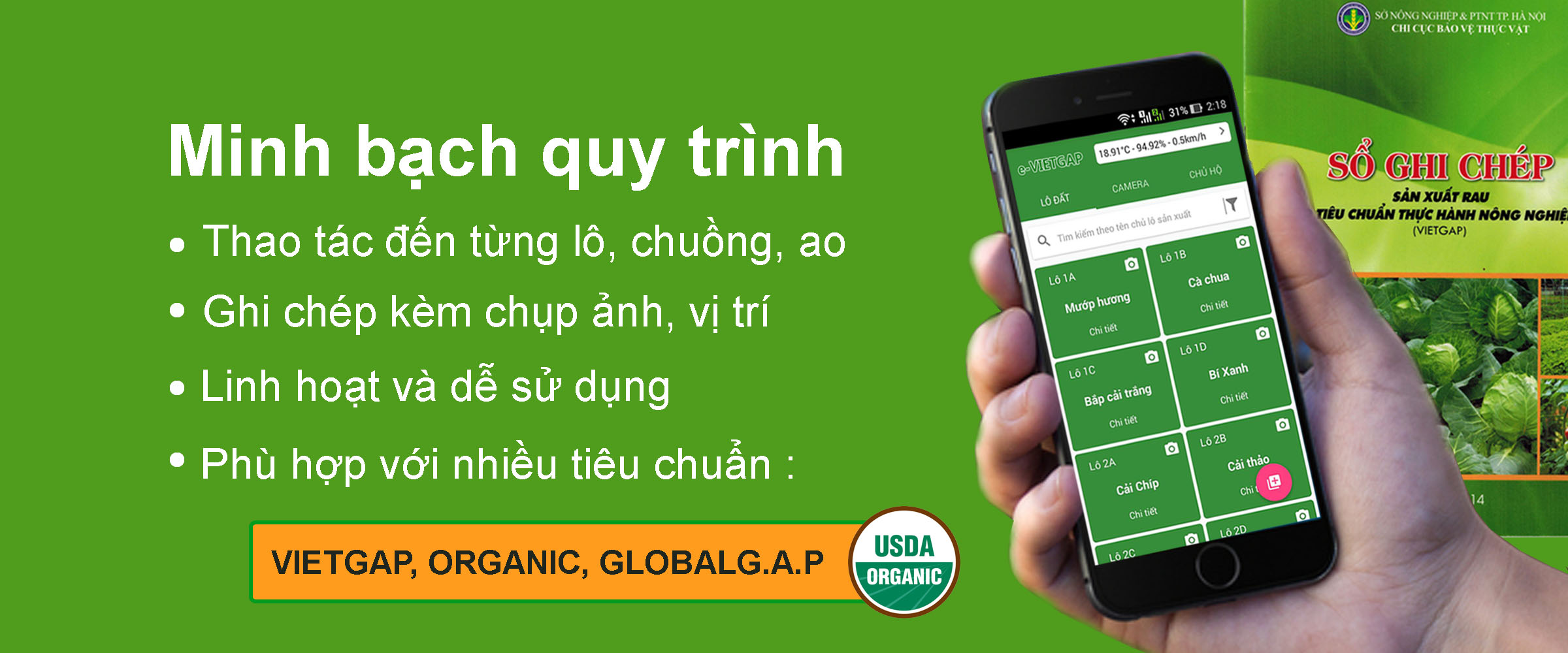 Minh bạch đầy đủ các khâu sản xuất